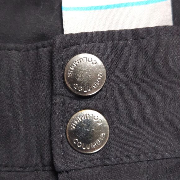 Columbia Convertible Hiking Pants Womens 20W Black Omni-Shield Zip Off Outdoor - Picture 3 of 13